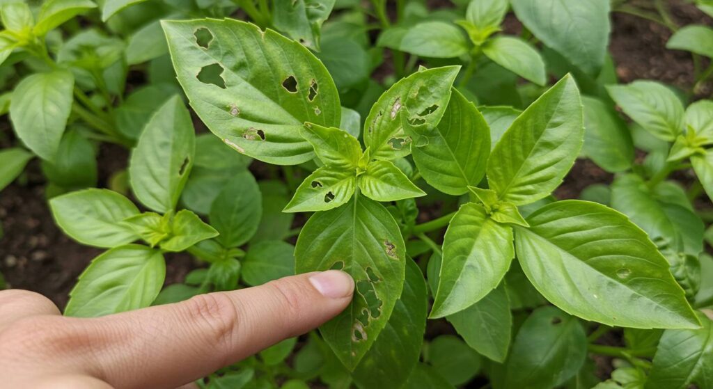 basil plant infestation treatment

