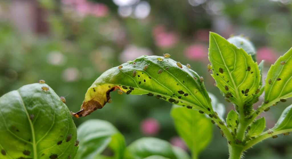 how to get rid of bugs on basil plant