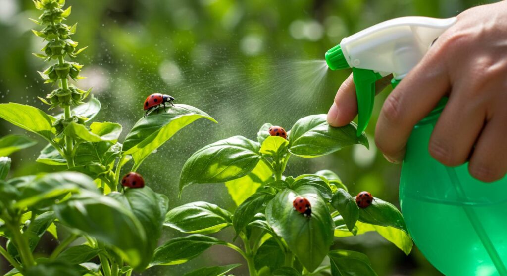 basil plant pest control
