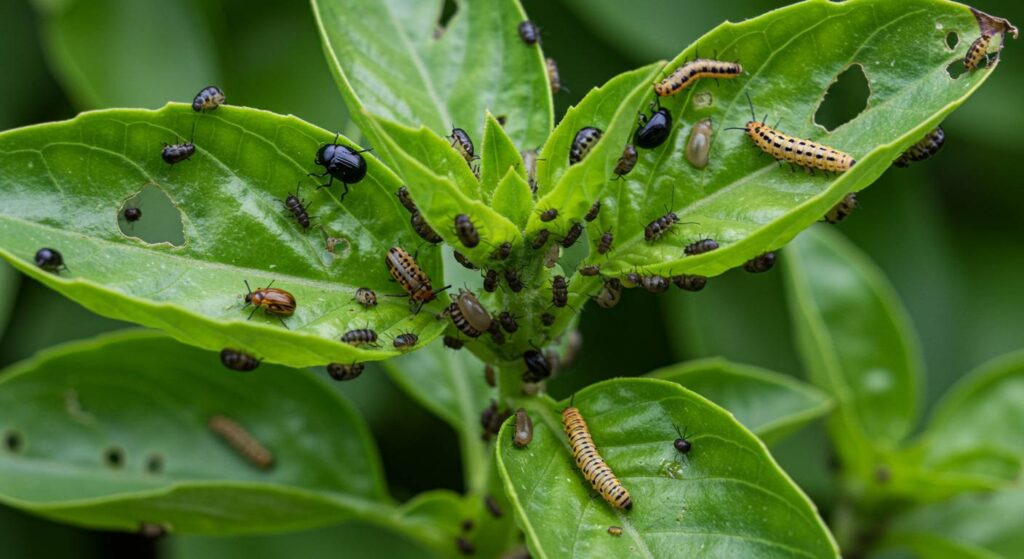 basil plant pests
