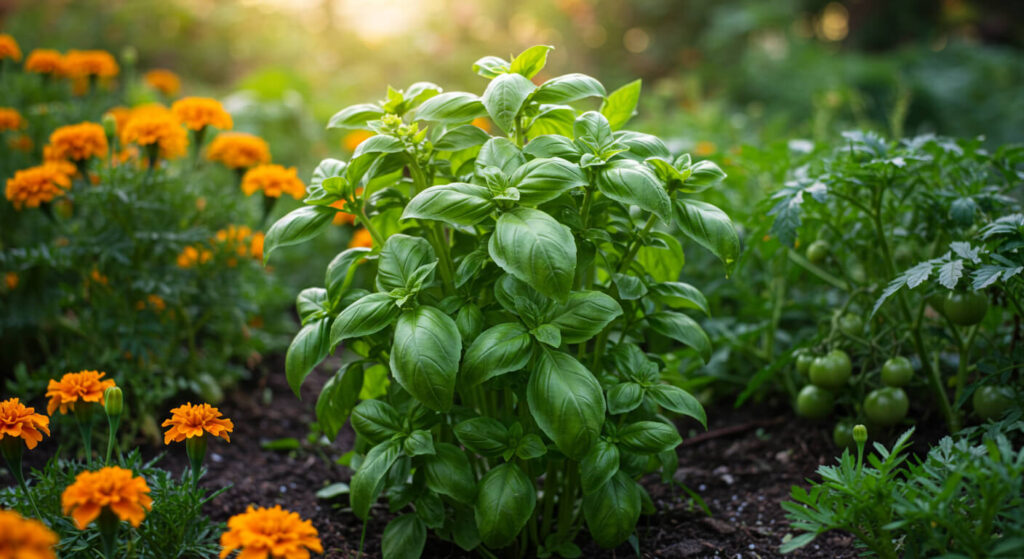 basil plant placement