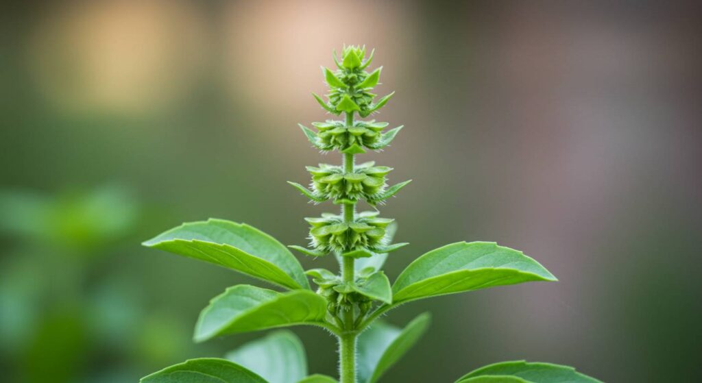 basil plant reproduction from blooms
