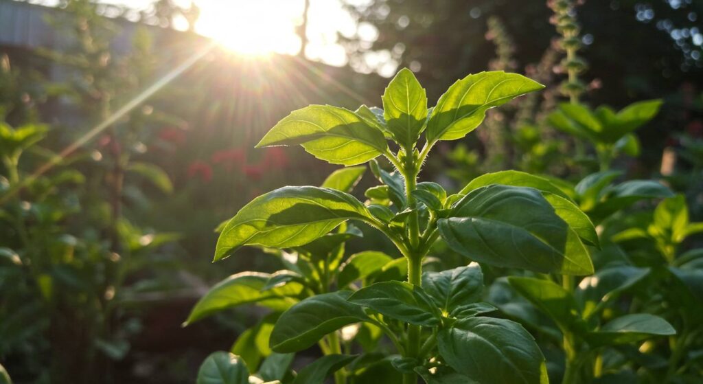 how much sunlight does a basil plant need