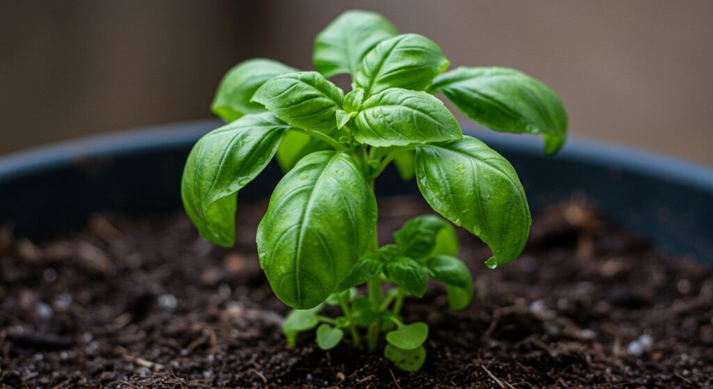 basil plant water needs
