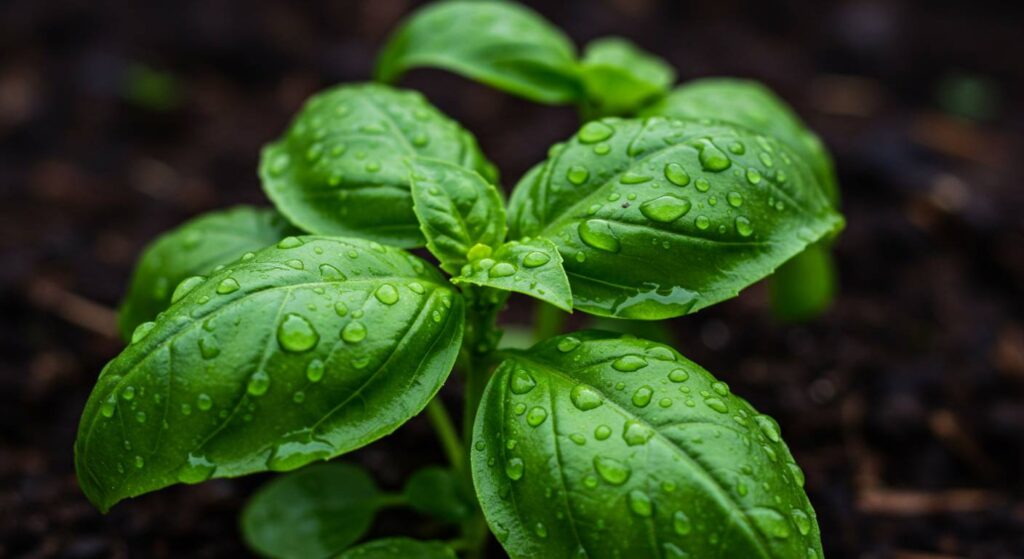 basil rain overwatering
