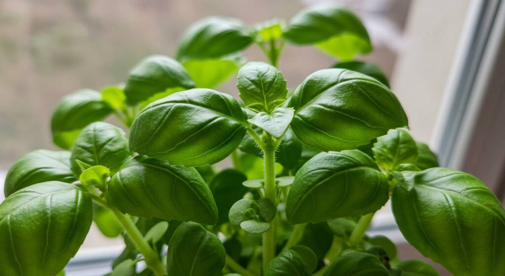 basil regrowth