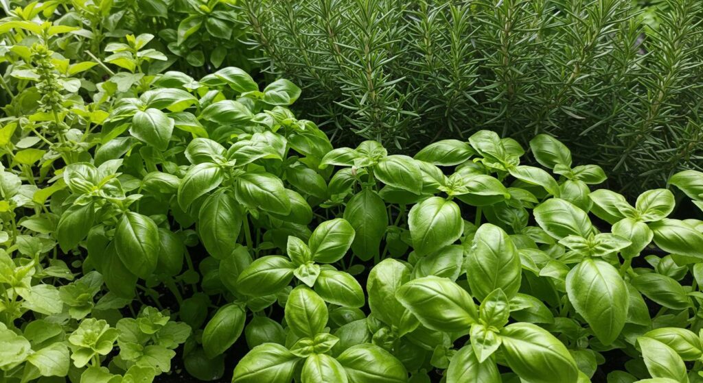 basil rosemary planting compatibility