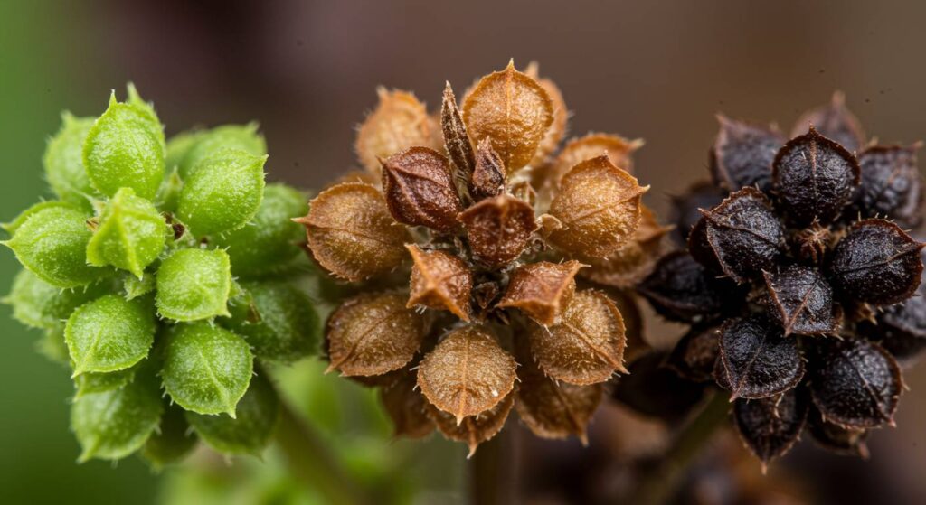 basil seed development
