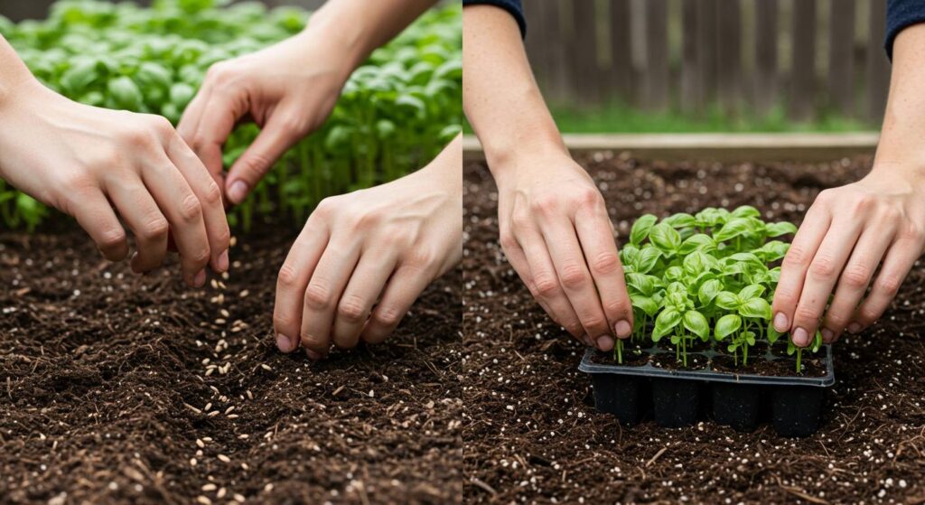 basil seed direct planting
