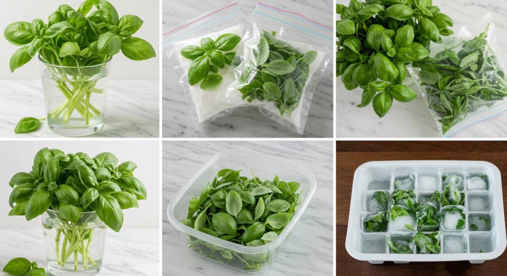 basil storage tips