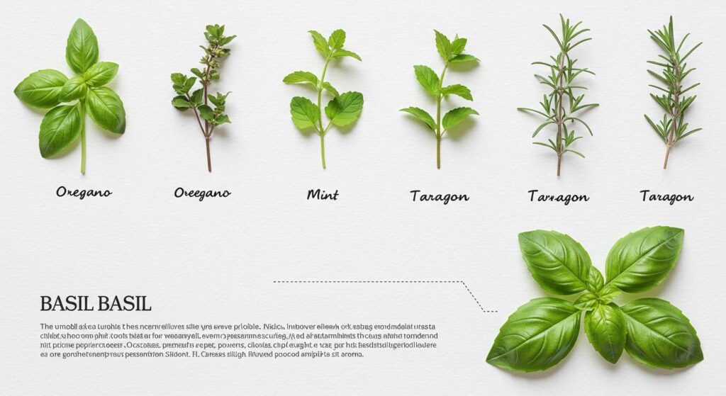 basil taste comparison
