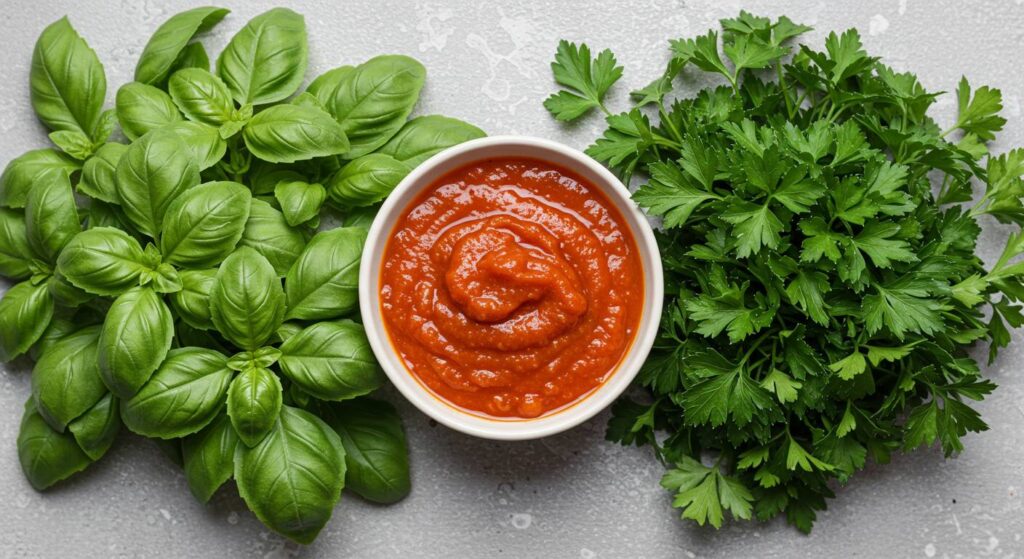 basil vs parsley arrabbiata
