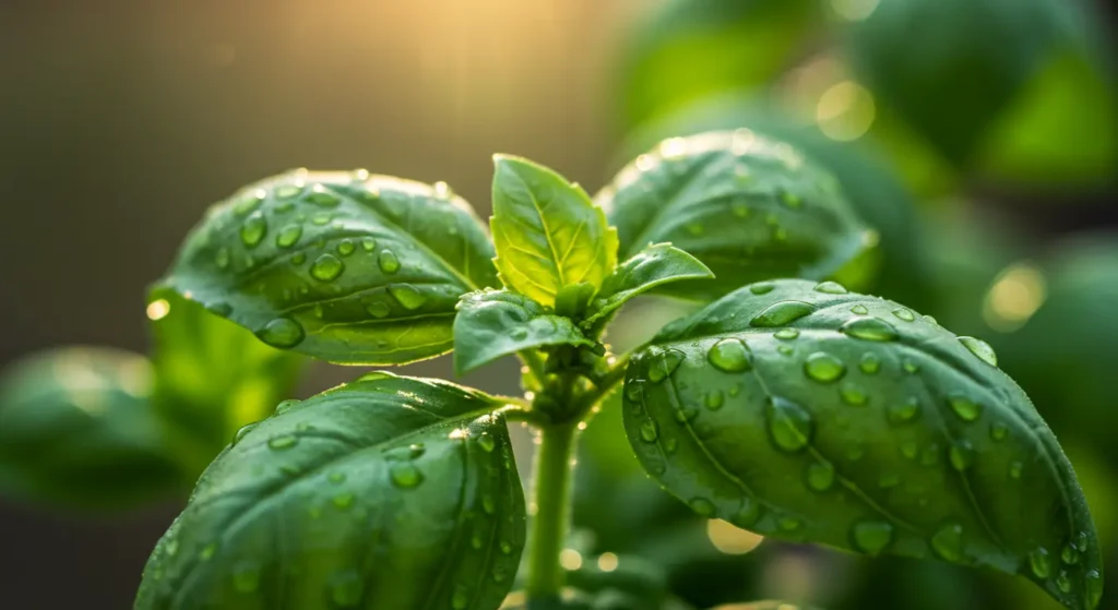 basil watering needs
