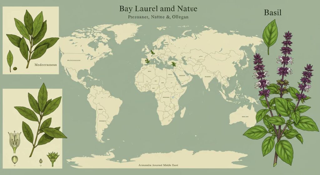 bay laurel vs basil
