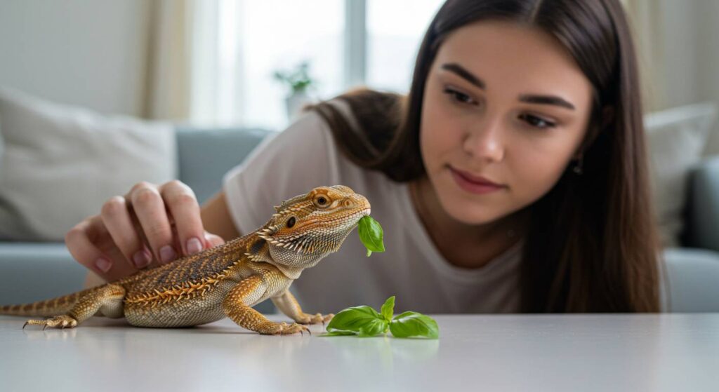 can bearded dragons eat basil