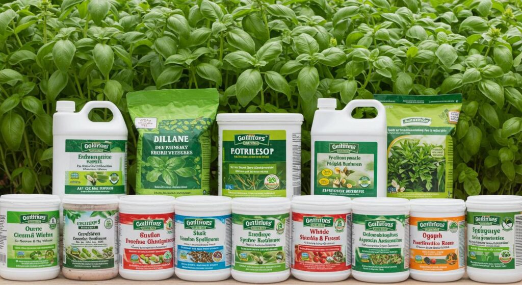 basil plant care fertilizer