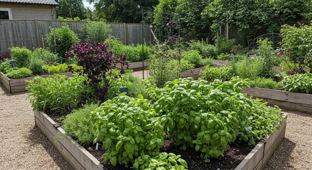 best herbs for a basil garden