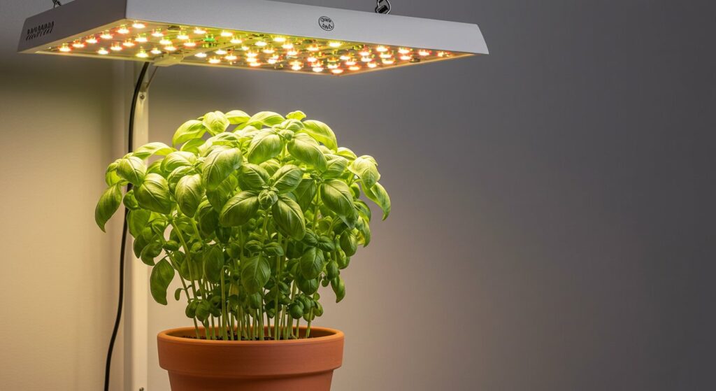 best light for indoor basil
