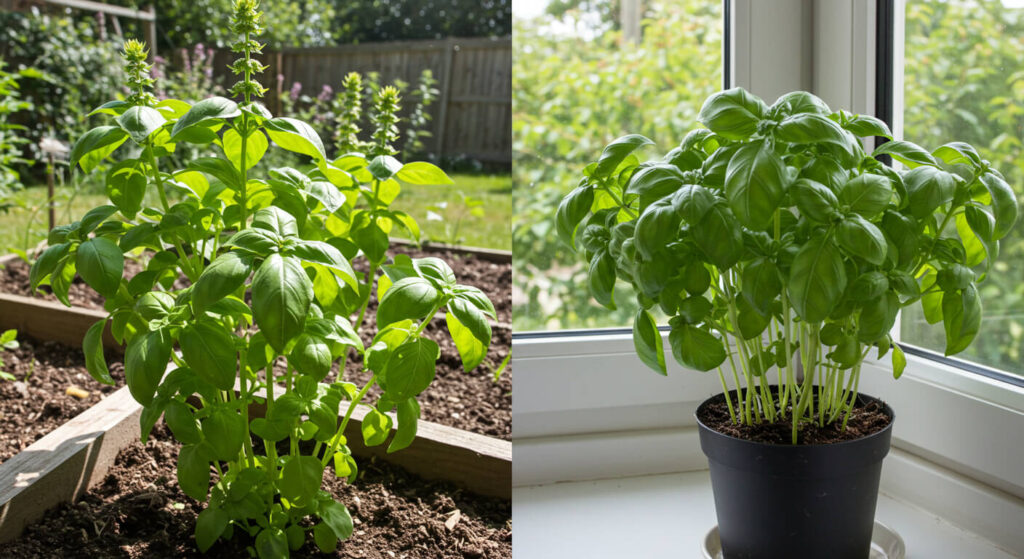 best place to grow basil