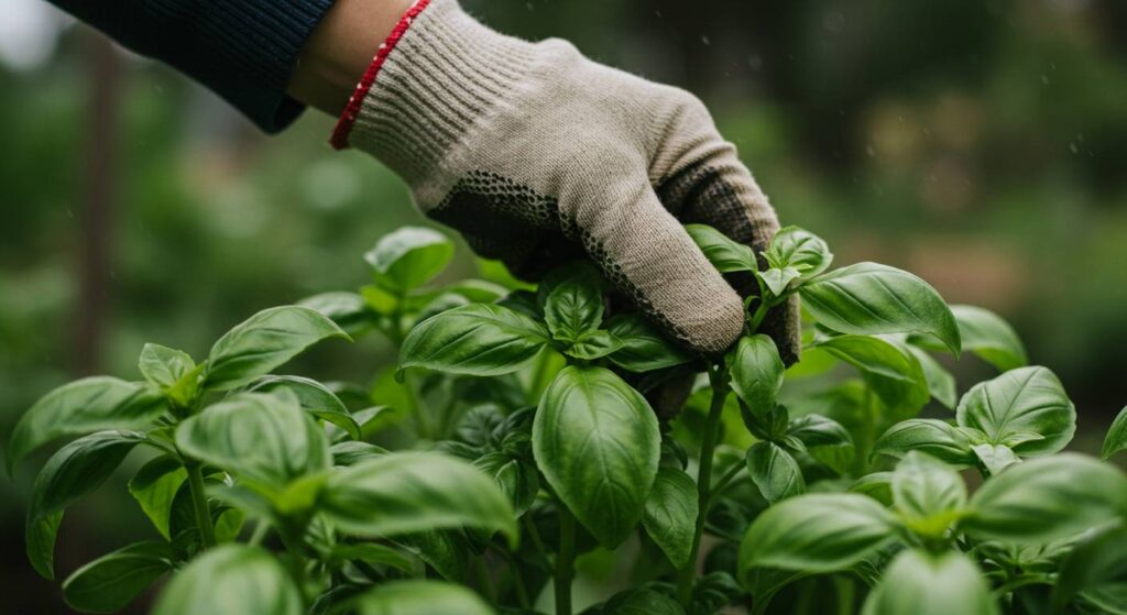 best practices for pruning basil for leaf growth