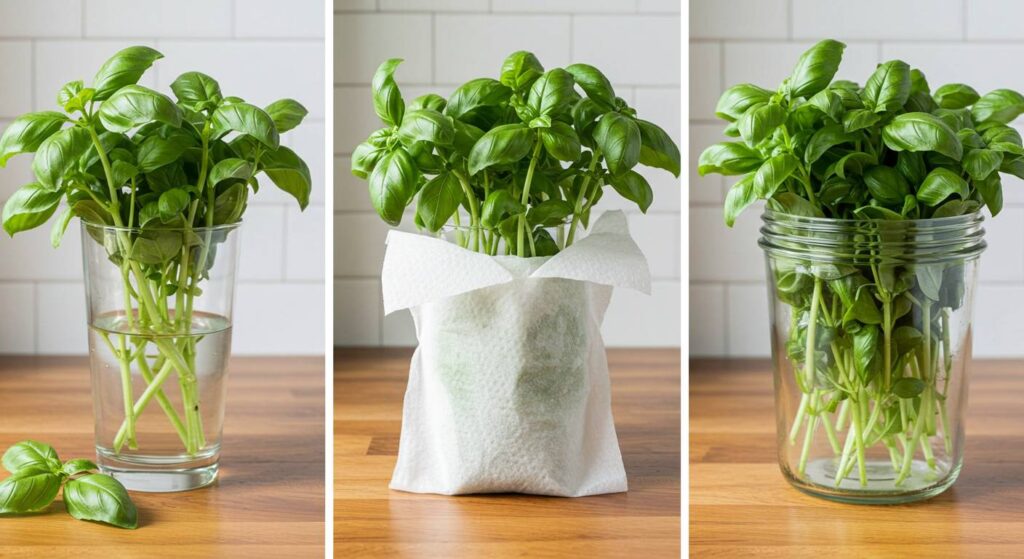 best way to keep basil fresh