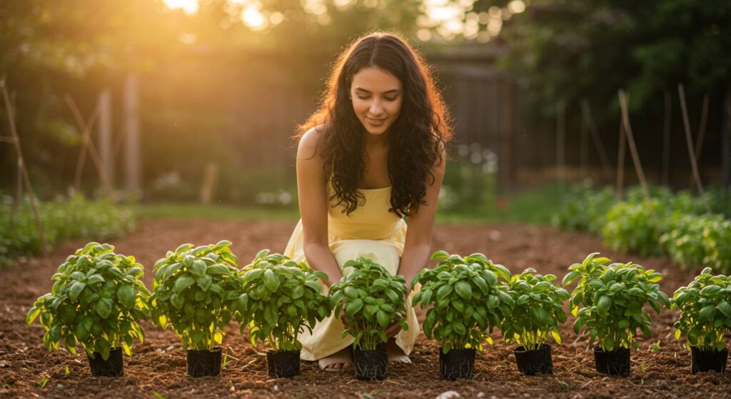 best way to transplant basil
