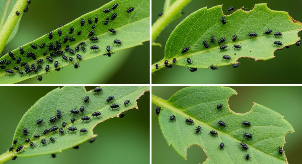 black bug solution for basil
