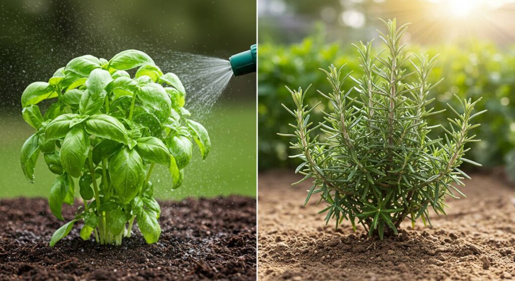 can basil and rosemary coexist
