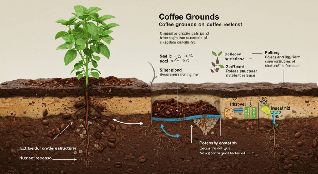 coffee grounds as fertilizer for basil
