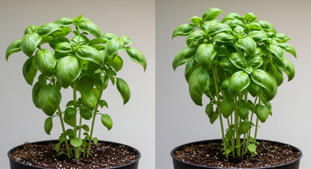 coffee grounds for basil growth
