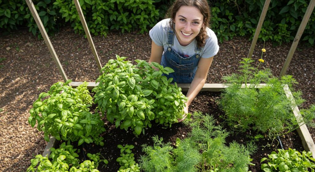 companion planting basil and dill

