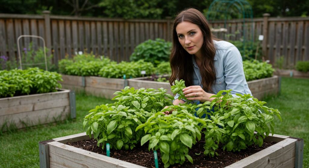 deer garden basil

