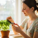 are you supposed to pinch basil sprouts before planting