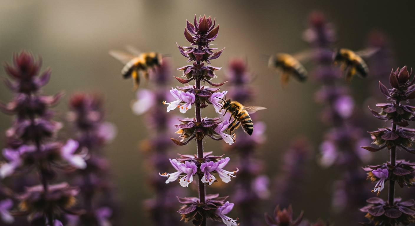 is basil plant good for bees