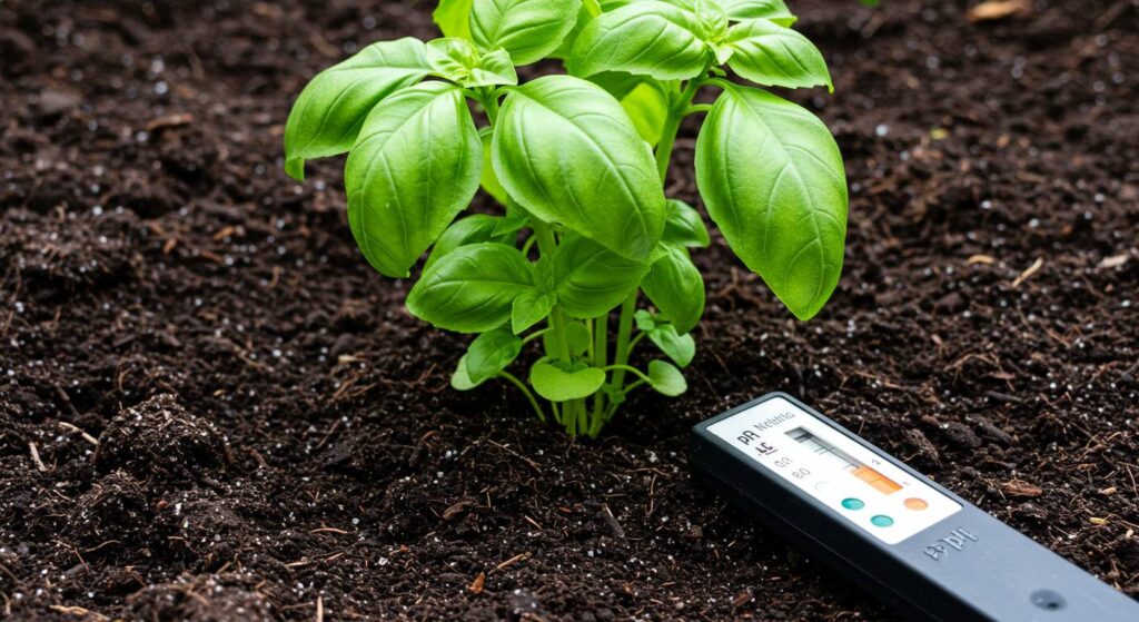 does basil grow in acidic soil
