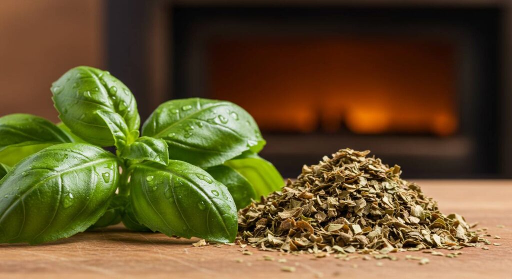 how to oven dry basil