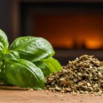 how to oven dry basil