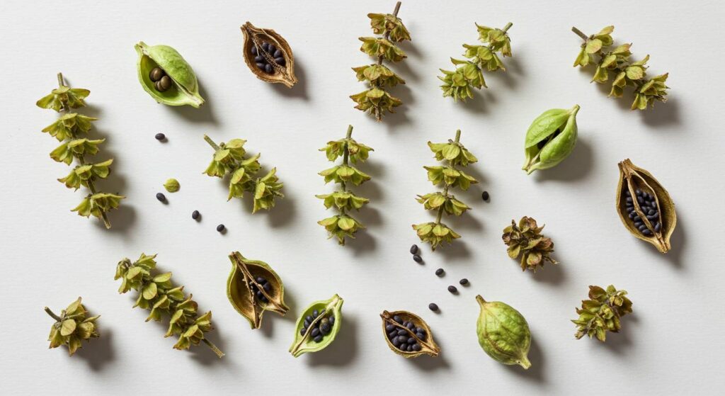 drying basil seeds

