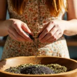 how to gather basil seeds