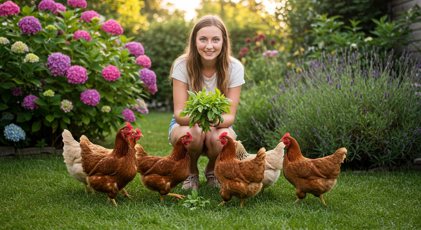 can chickens eat basil