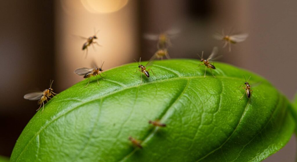 how to get rid of gnats on my basil plant