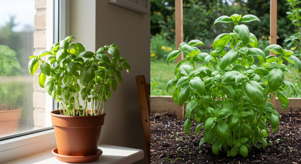 growing Italian basil at home
