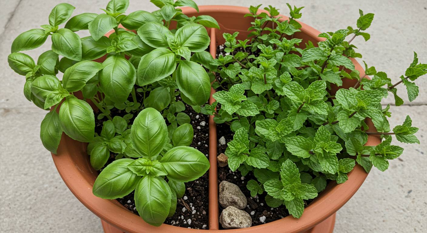 Can I Plant Basil And Mint In The Same Pot