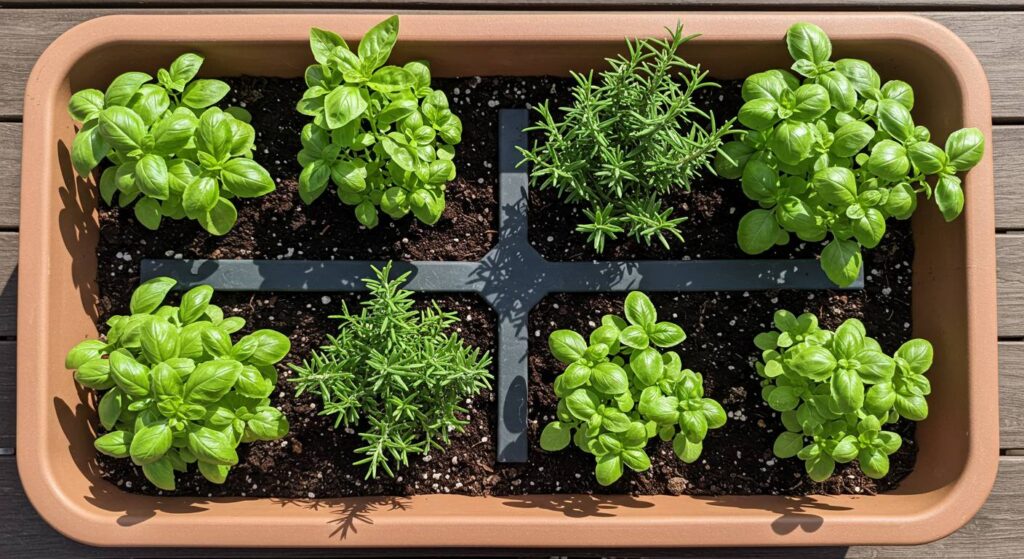 growing basil and rosemary together
