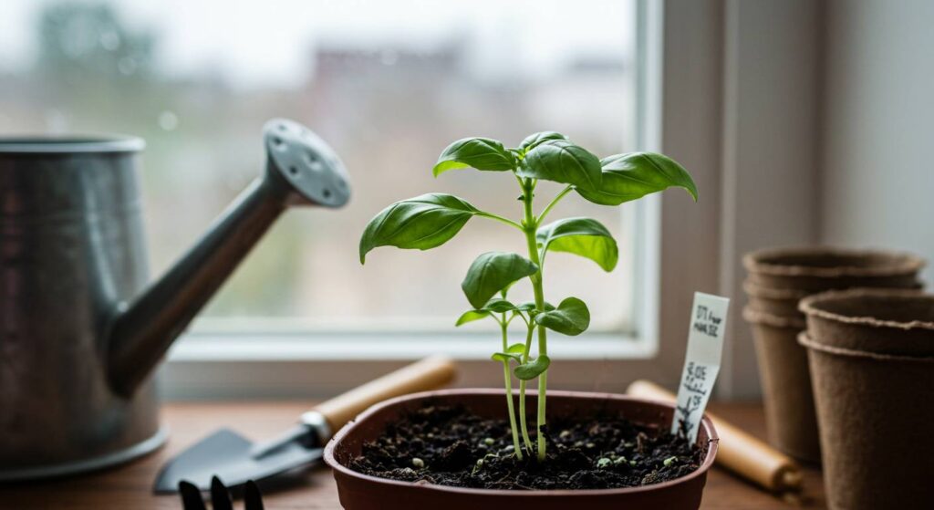 growing basil from flower stalk
