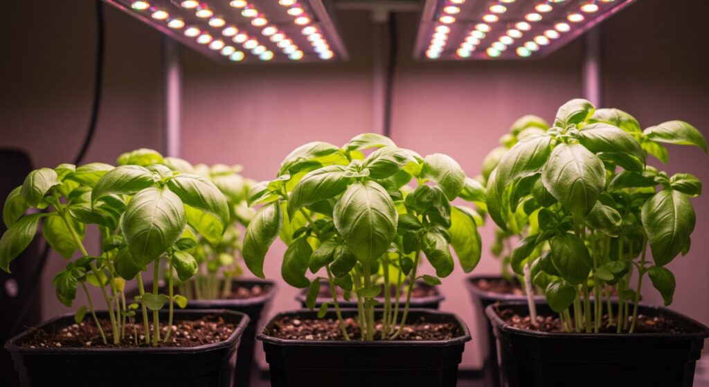 growing basil from seed indoors
