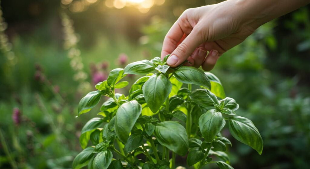 growing basil from seeds outdoors

