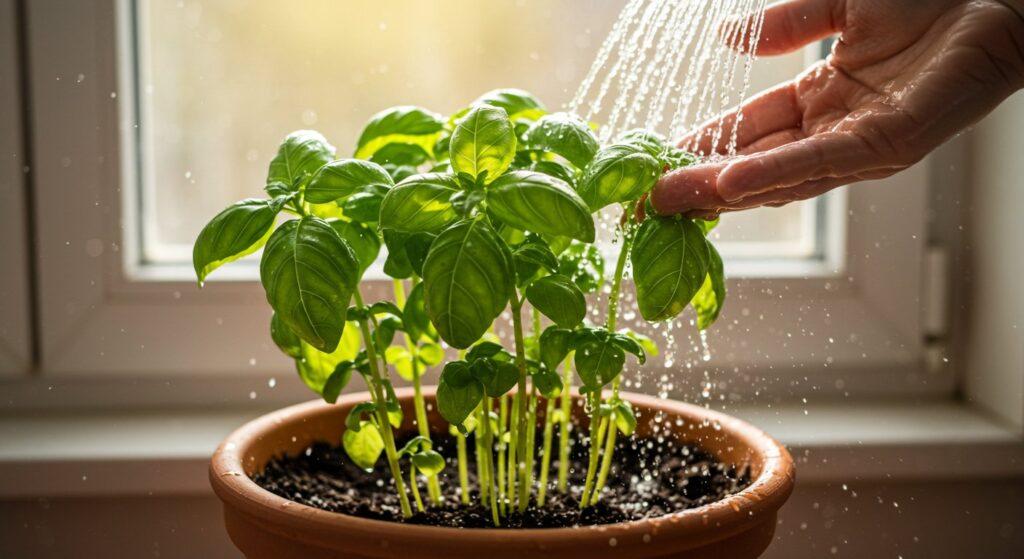 growing basil in pots from seed
