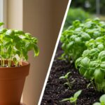 Does basil grow better in pots or in the ground