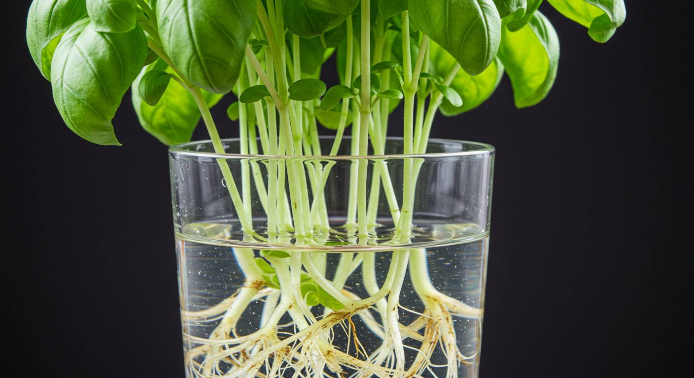 can basil grow in water